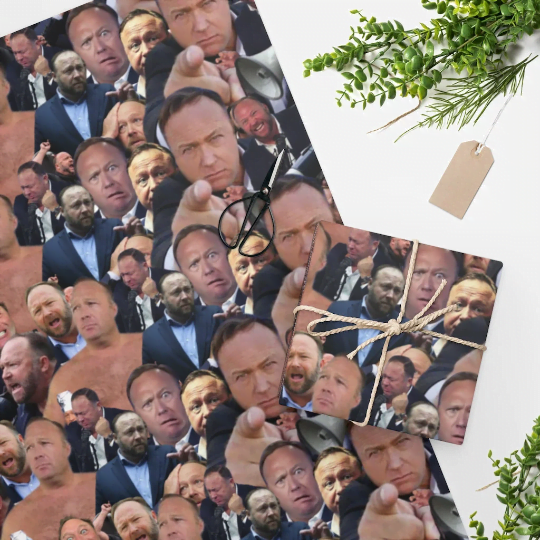 Alex Jones Wrapping paper