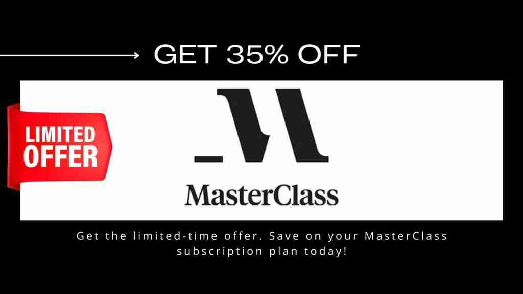 Masterclass Discount Code