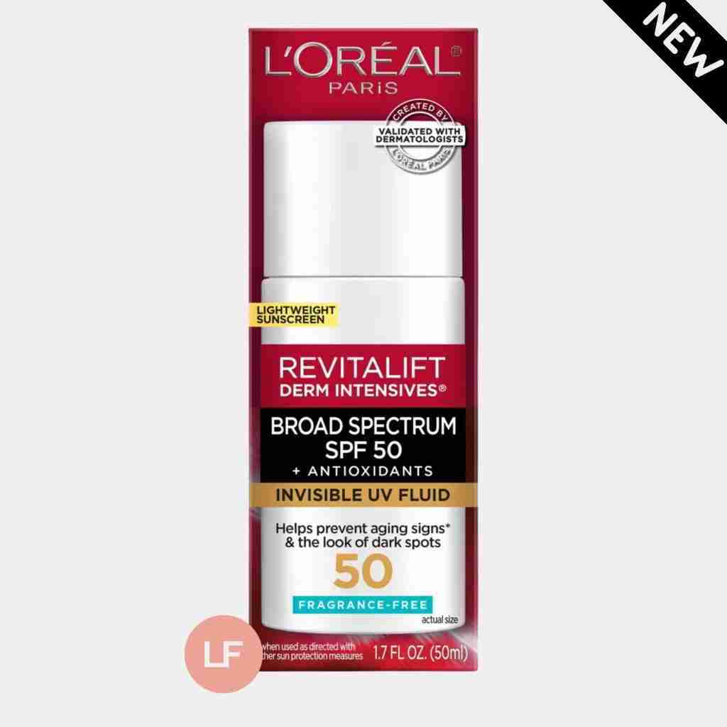 L’Oréal Paris Revitalift Clinical Vitamin C UV Fluid SPF 50+ Moisturizer look fantastic