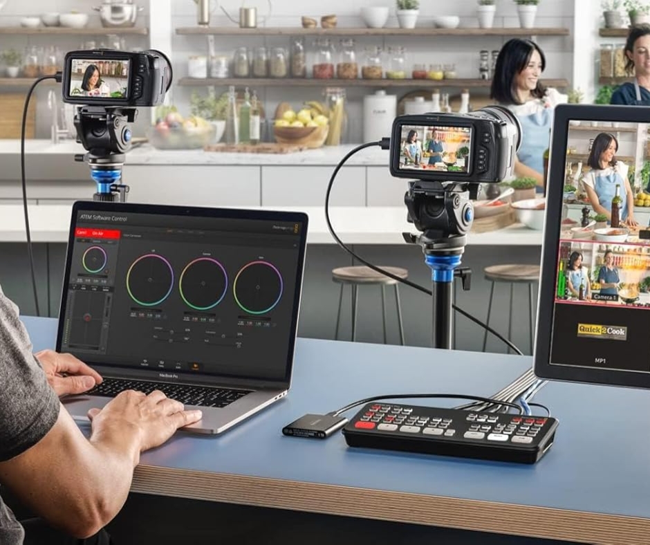 Blackmagic Design ATEM Mini Pro ISO HDMI Live Stream Switcher Bundle